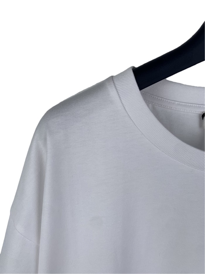 1:1 quality version Embroidered Logo Tee 3 colors 28750250