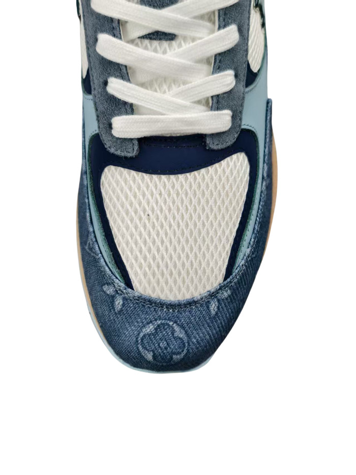 1:1 quality version Comet Tail Embroidered Monogram Lace-Up Running Shoes 3 colors