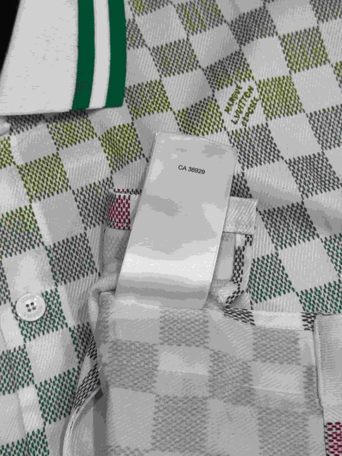 1:1 quality version Gradient Plaid Mulberry Silk shirt & shorts set 28968120
