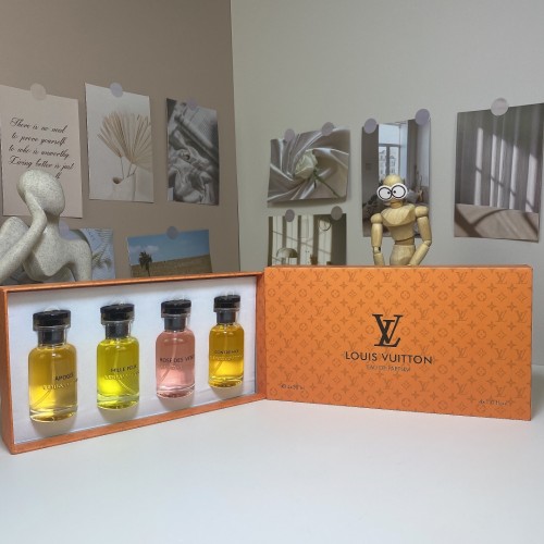 LV Louis Vuitton Mini Perfume Set (4 pieces) with spray heads 28930279