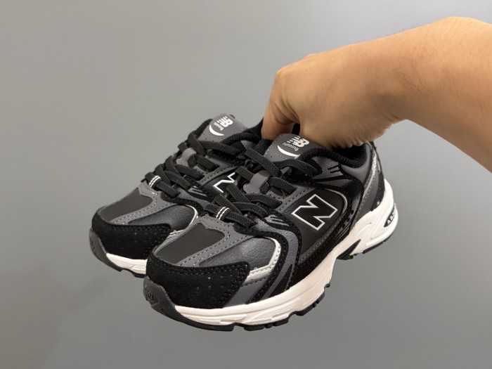 530 Leather Upper Elastic Band Dad Shoes for Kids 4 colors 28998742