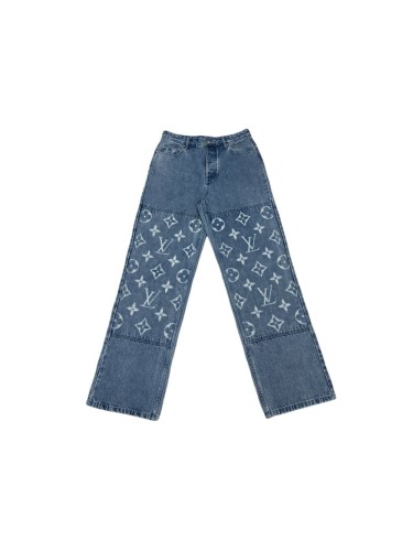 1:1 quality version Boxy White Logo Embroidered Jeans 28687463