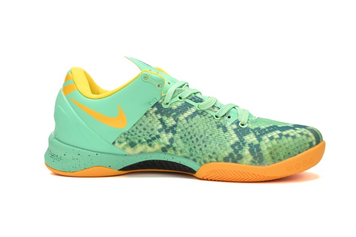 N Kobe 8 System Green Glow Laser Orange 555035-304