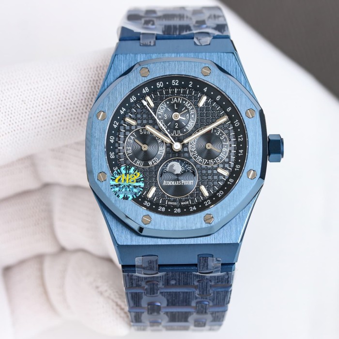 1:1 quality version Royal Oak Blue Grande Tapisserie Dial Mechanical Movement  Watch【Dial diameter：41mm】28931775