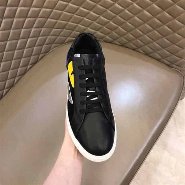 FEND1 MONSTER EYES LOW-TOP TRAINERS SNEAKERS   FD05