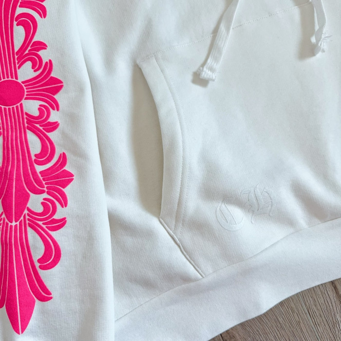 1:1 quality version Back Pink Horseshoe Hoodie 2 colors 28694104