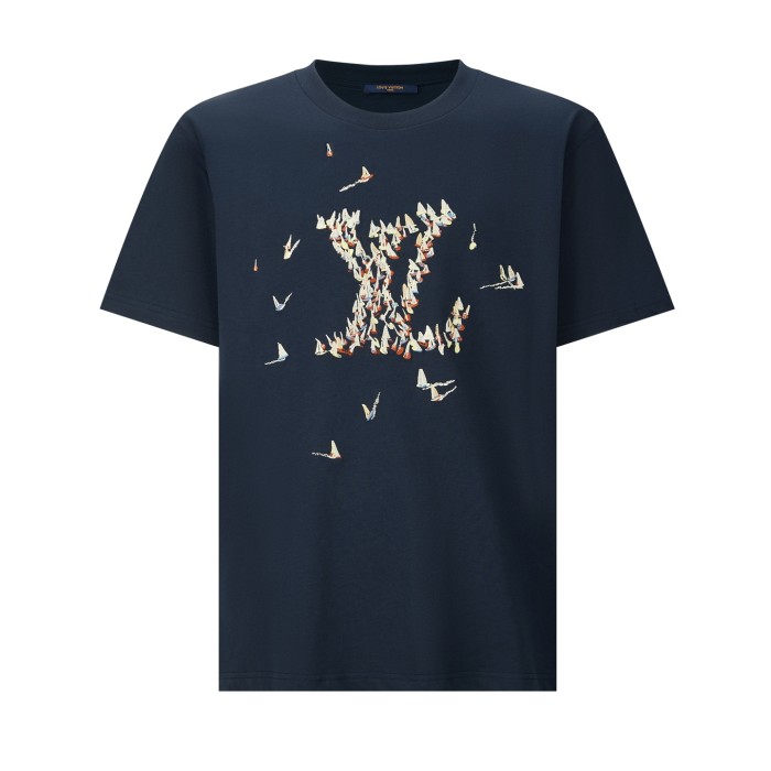 1:1 quality version 28312455 sailboat round neck embroidered tee