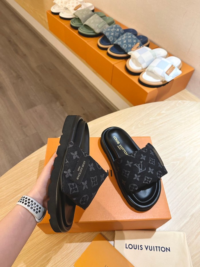 1:1 quality version 3D Logo Floral Velcro Sandals 10 colors 28661452