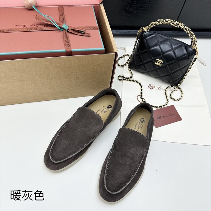 1:1 quality version Summer Walk Double-Layer Cowhide Flat Shoes 15 colors 28700726