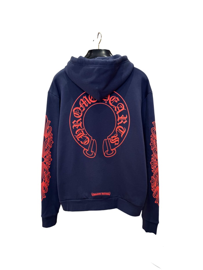 1:1 quality version Sanskrit Scroll Print Rubberized Pullover Hoodie 28945488