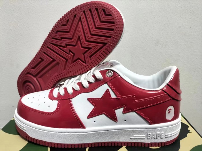 [plus-size shoes]STA Combo Patent Leather Mirror Finish Low-Top shoes 8 colors 28636747