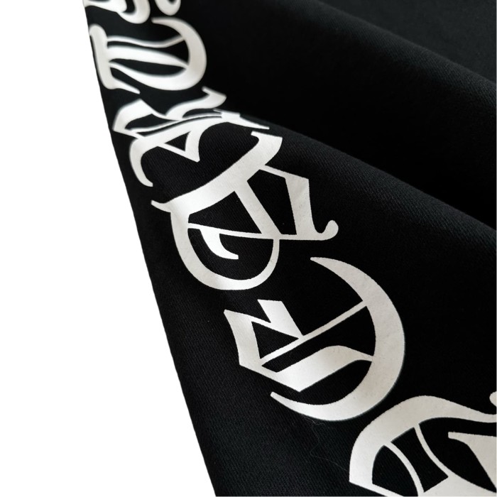 1:1 quality version Side Sanskrit letter printed fleece sweatpants 28751652