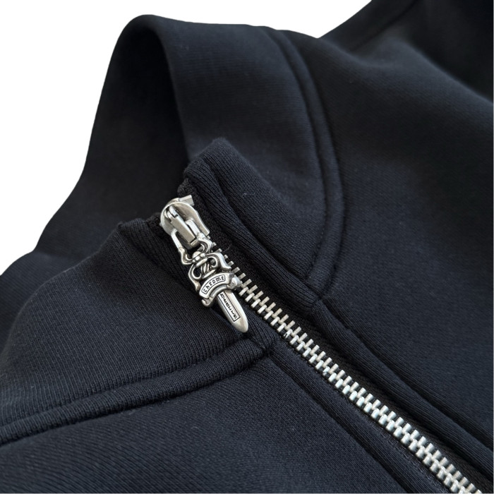 1:1 quality version Sanskrit Alphabet Embroidered Half-Zip Hoodie & Pants Set 28751593