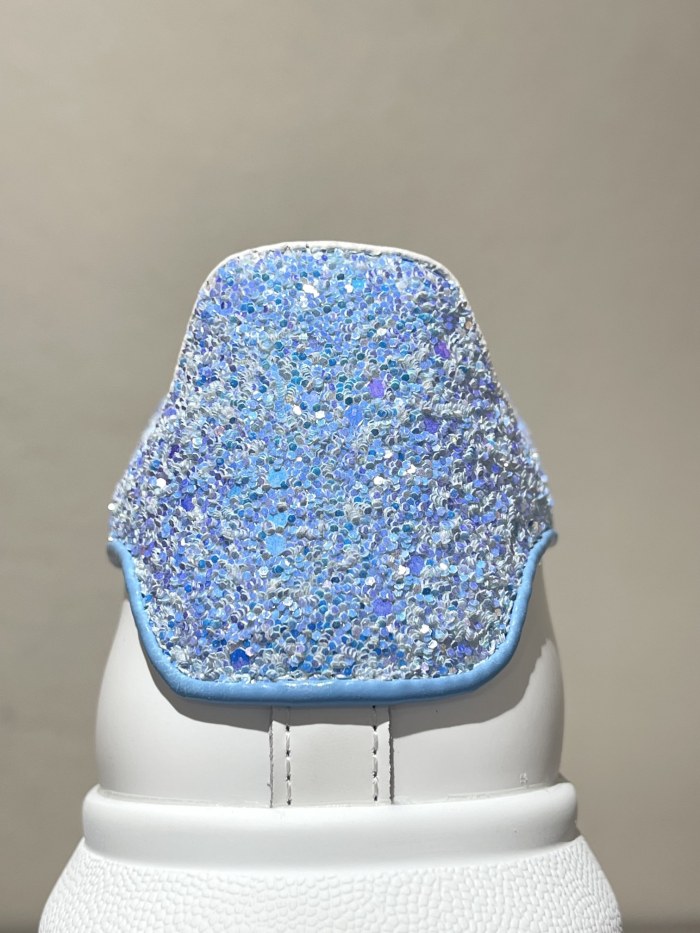 1:1 quality version Shoes Tail Sequins Heightened White Shoes 4 colors