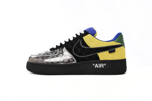 L x N  Air Force 1 Low Silver Yellow 1A9VCH