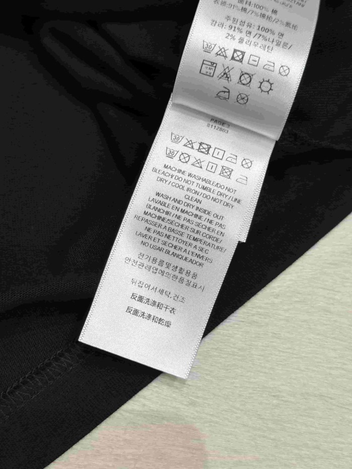 1:1 quality version  Plaid knit crew neck T-shirt 3 colors 28967940