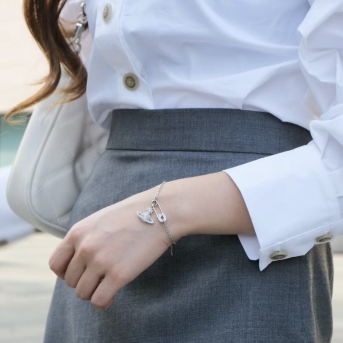 [buy more save more]Saturn Pin Bracelet 2 colors 28659480