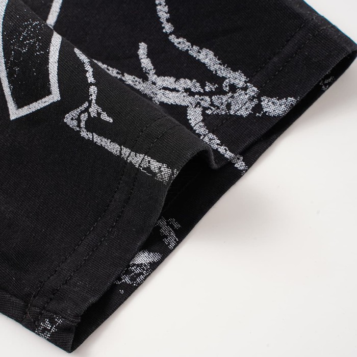 Giant Spider Web Print Washed Tee 29047372