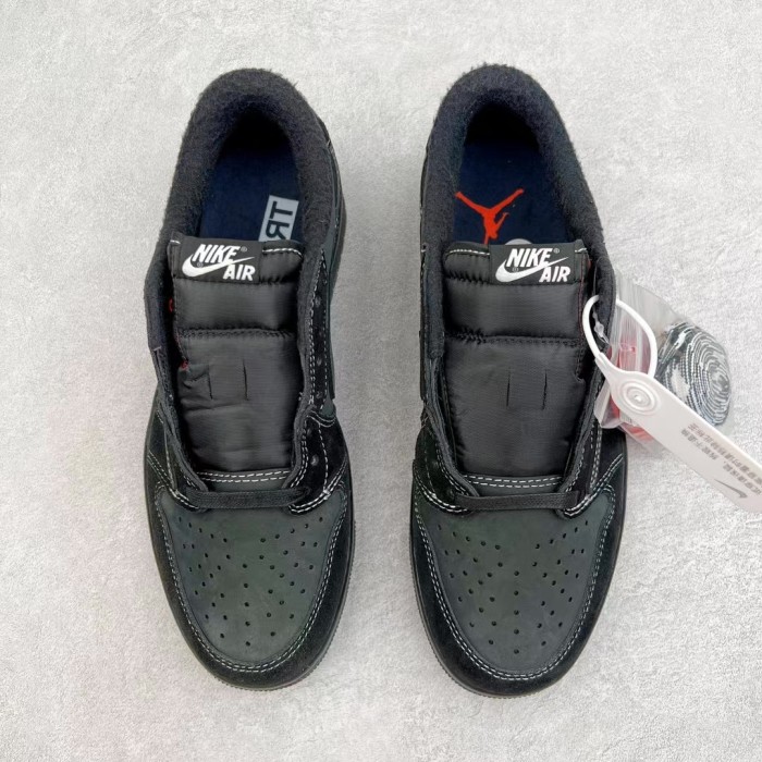 1:1 quality version Travis Scott Co-branded Darth Vader Reverse Hook Low Top Boardshoes