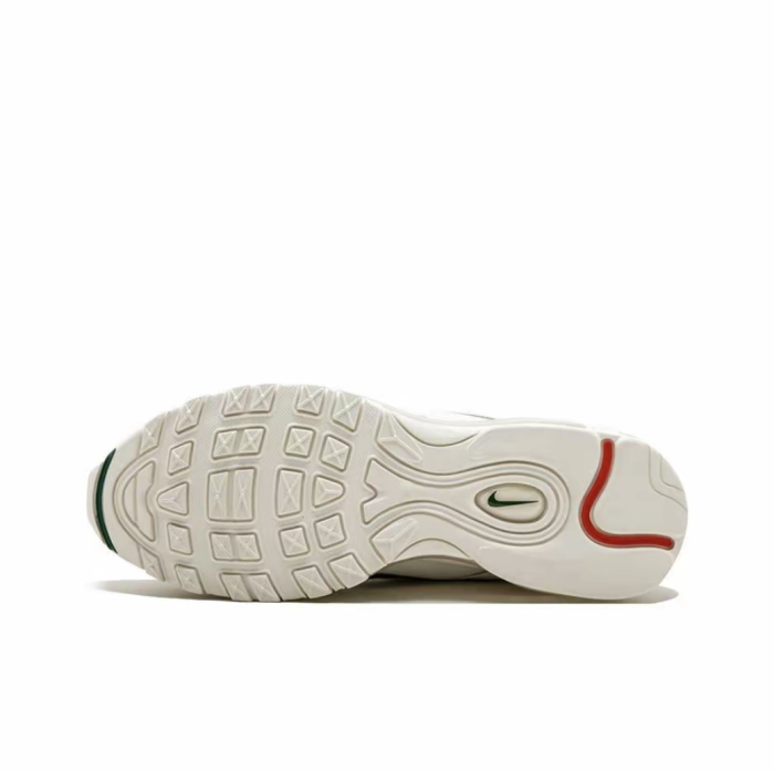 Air Max 97 White Red Green Undefeated Branded Tape Reflective Running Shoes 2 colors 29062783