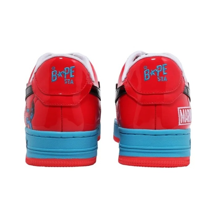 [plus-size shoes]Marvel x APE STA Leather-trimmed two-tone shoes 8 colors 28635950