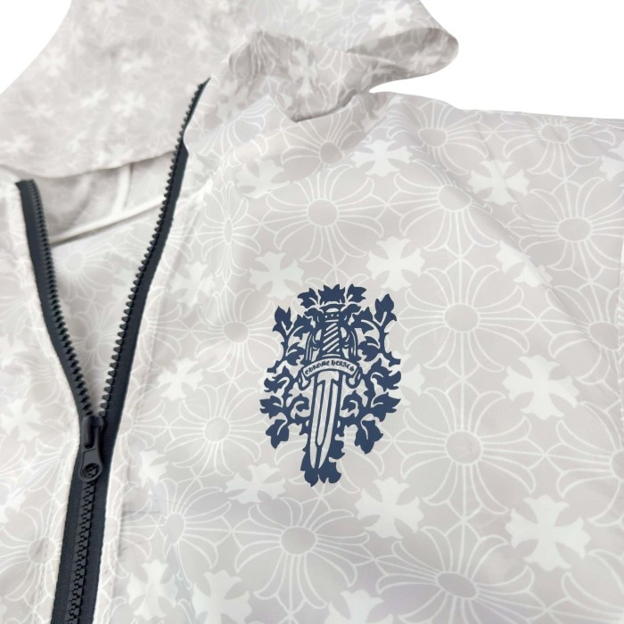Cross Pattern Lightweight Sun Protection Zip-Up Hooded Jacketfor Kids 29009034