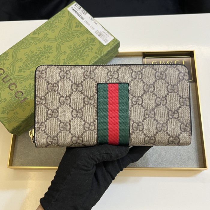 28181597 Brand Woven Ribbon Stripe Wallet