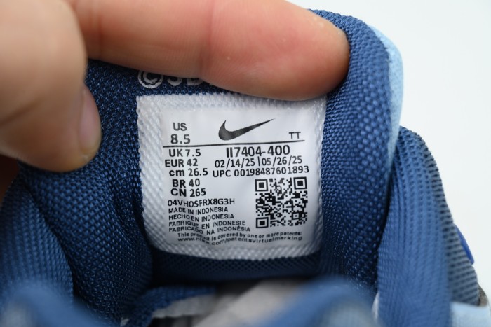[plus-size shoes] Air Max 95 Psychic Blue Joey Retro Running Shoes 28971619