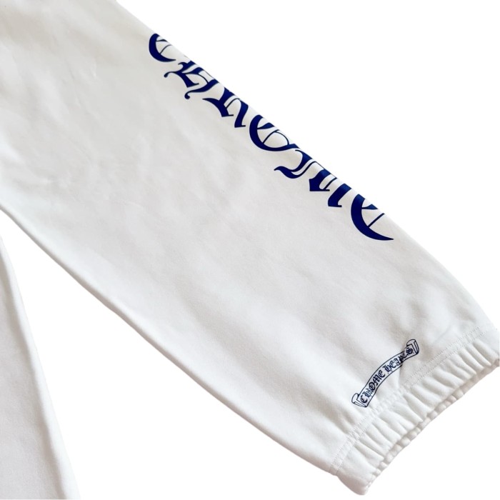 1:1 quality version Side blue Sanskrit letter printed fleece sweatpants 28751691
