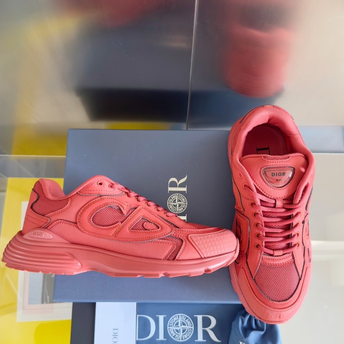 1:1 quality version  St0ne x Di0r Co-branded Compass Embroidered B30 Mesh Sneakers 6 colors