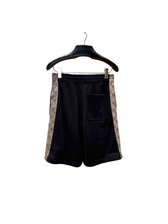 1:1 quality version Pocket embroidered plaid webbing shorts 2 colors 28968013