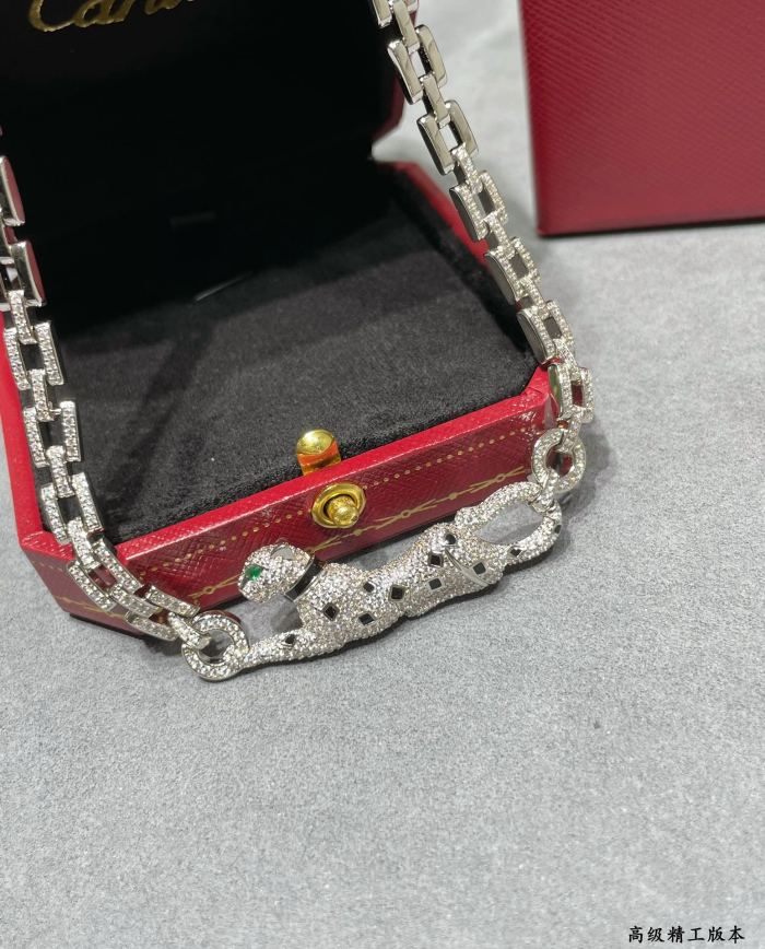 1:1 quality version C@rtier Panther necklace