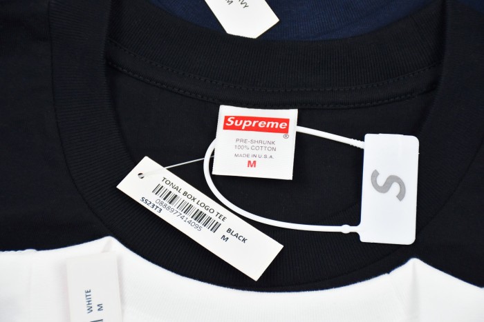 Classic Supreme Monochrome Logo Crew Neck Tee 3 colors 29047423