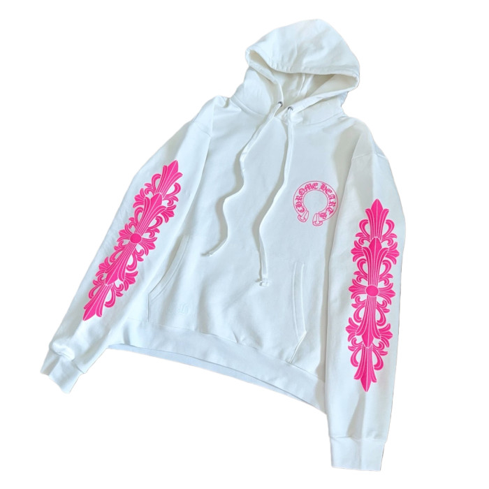 1:1 quality version Back Pink Horseshoe Hoodie 2 colors 28694104