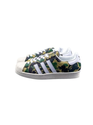 Adid@s Originals x B@PE Superstar 80s Green Camo Sneakers 28961234