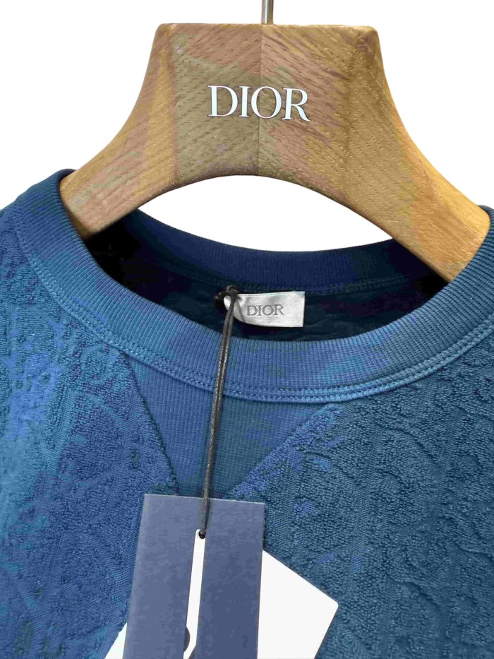 1:1 quality version Embossed Jacquard Cotton T-Shirt 2 colors 28960959
