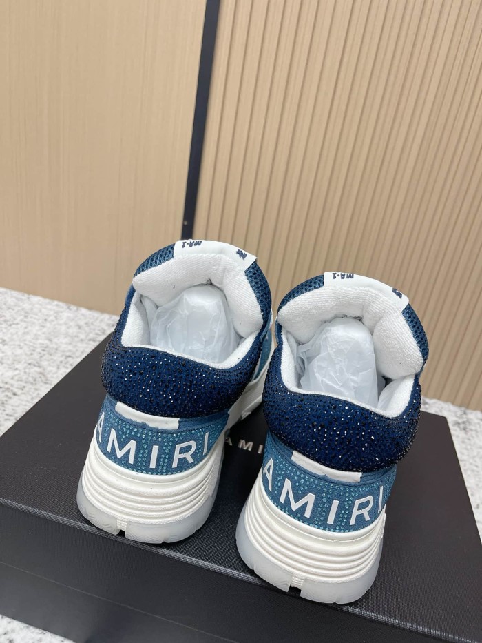 1:1 quality version Colorblocking full rhinestone low top thick bottom sneakers 8 colors 27632830