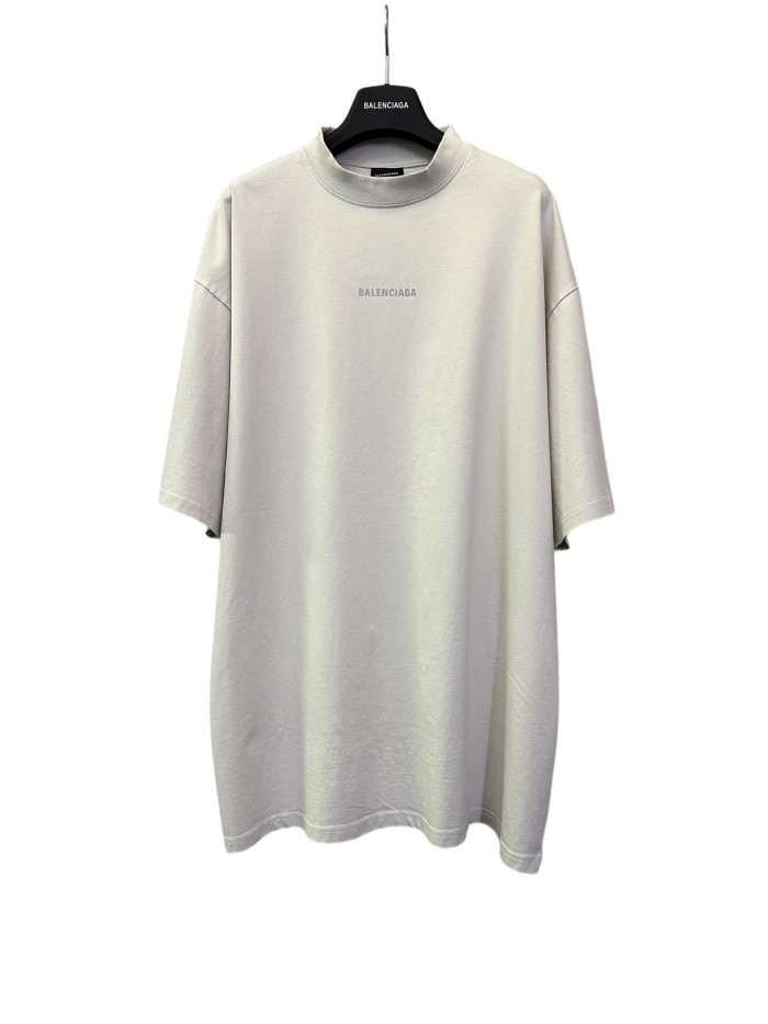 1:1 quality version Letter Logo Reflective Print Tee 2 colors 28903005