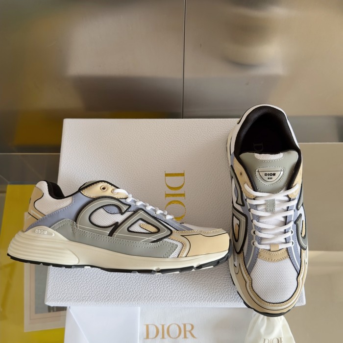 1:1 quality version Leather and mesh fabric patchwork reflective sneakers 35 colors 27736899