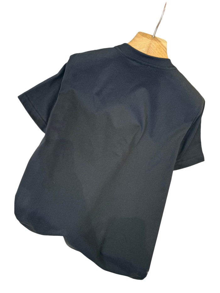 1:1 quality version Logo Embroidered Crew Neck T-shirt 3 colors 28960932