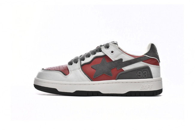 B@P B Sk8 Sta Low White Red 1G70-109-0020