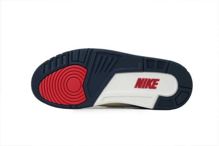 [plus-size shoes] 1:1 quality version Jordan 3 x Levi's White Blue Denim & Leather Basketball Shoes 29039820