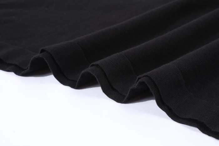 1:1 quality version Letter Jacquard Cotton Knit Print T-Shirt 2 colors 28997771