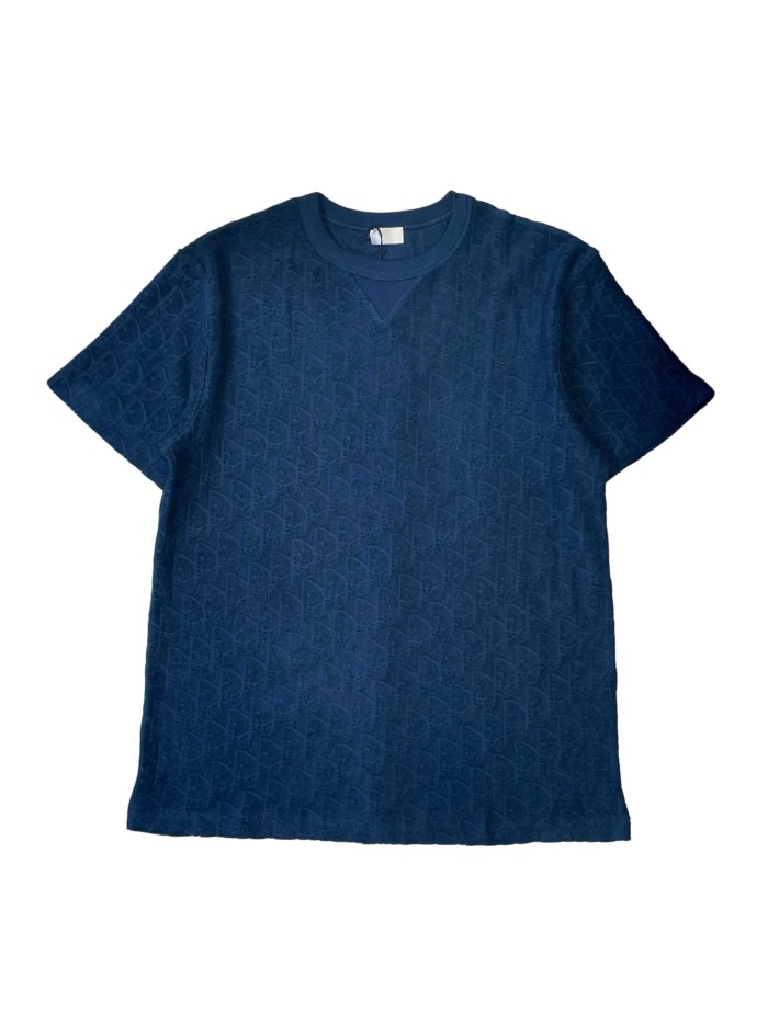 1:1 quality version Embossed Jacquard Cotton T-Shirt 2 colors 28960959