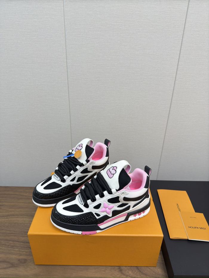 1:1 quality version 27922079 Colorful Floral Logo Sneakers 3 colors