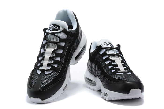 [plus-size shoes]Air Max 95 Black Retro Breathable Mesh Streetwear Running Shoes 29065874