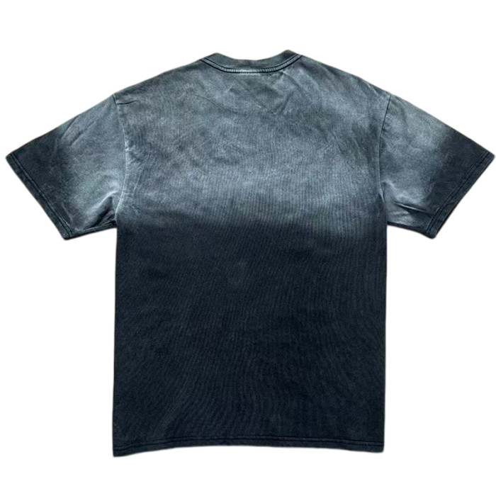 Hip Hop Portrait Rhinestone Graphic Washed T-Shirt 2 colors 29027397