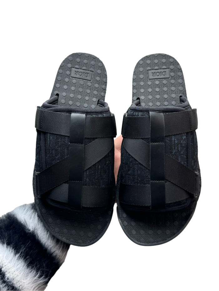 1:1 quality version 28313251 Alpha Oblique Printed Slippers 3 colors