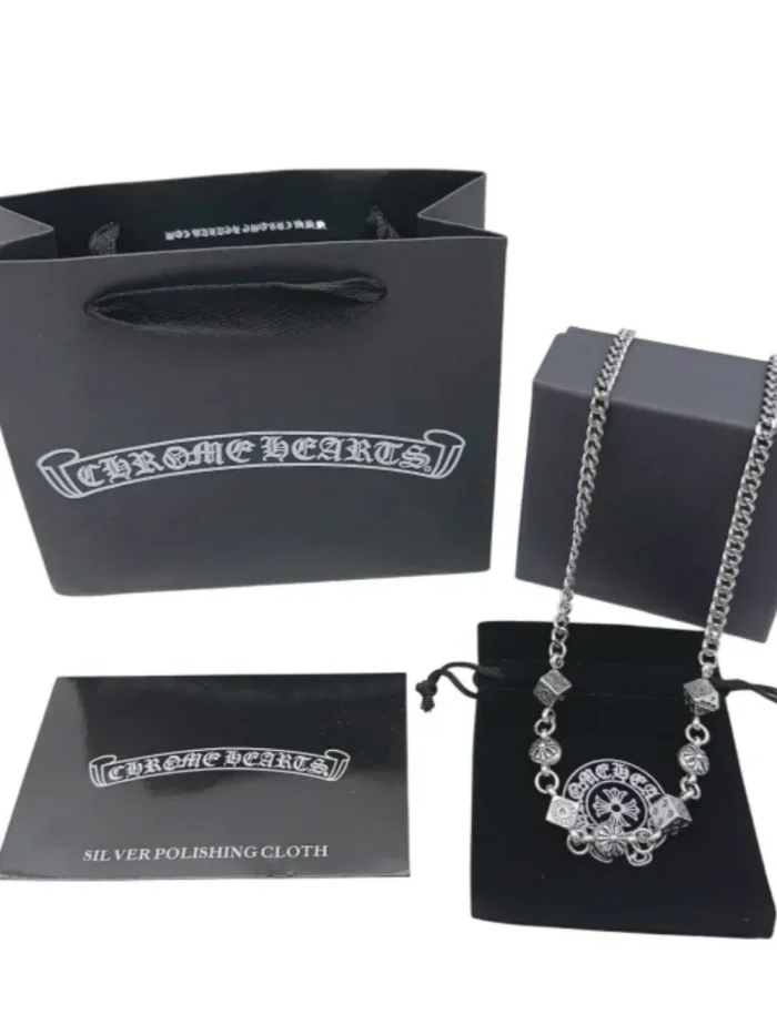 Crucifix Dice Necklace