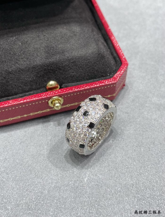 1:1 quality version C@rtier leopard spot ring
